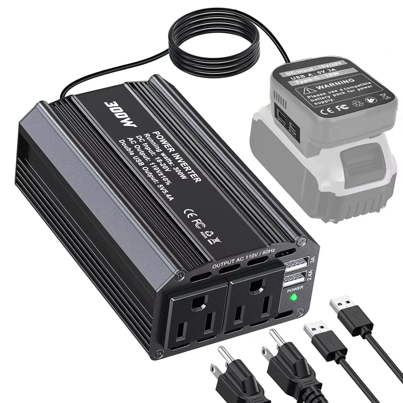 Outdoor Power Inverter - 300W Car Power Inverter AC110V-120V Replacement