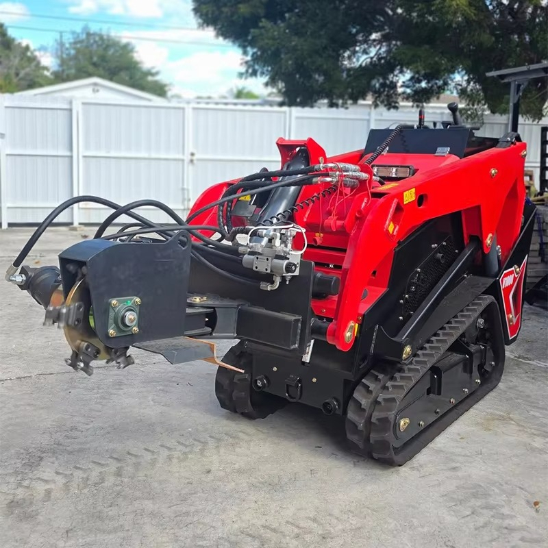 Stump Grinder Attachment - Mini Skid Steer Tracked Compact Loader