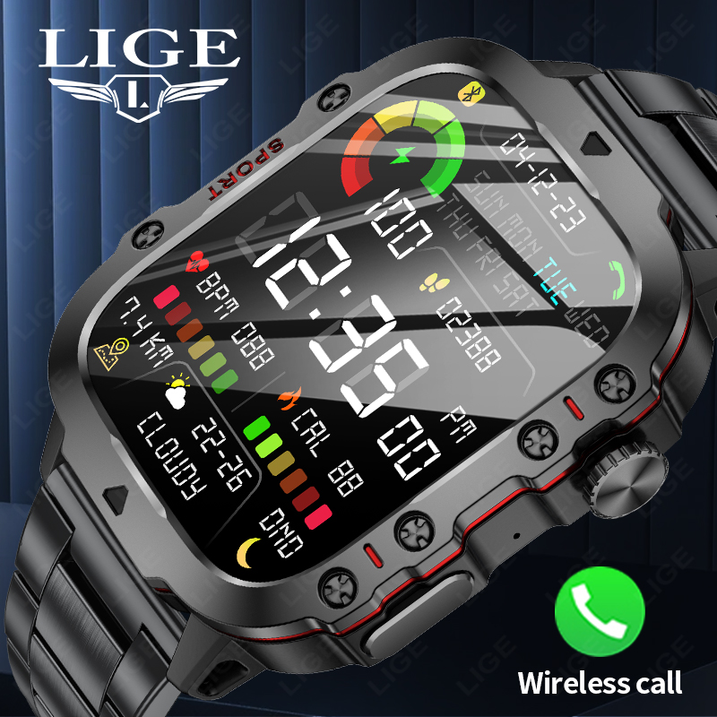 Outdoor Power Meter Box - LIGE Outdoor Men's Sports Smart Watch