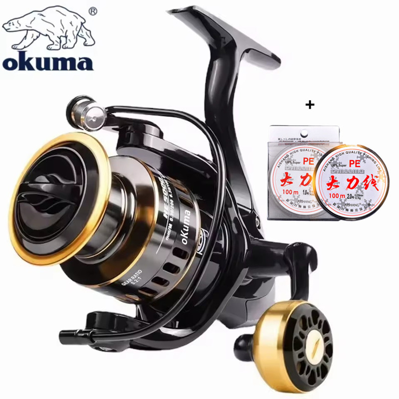 OKUMA NEW Fishing Reel Spinnin - Outdoor Power Reel recension och pris