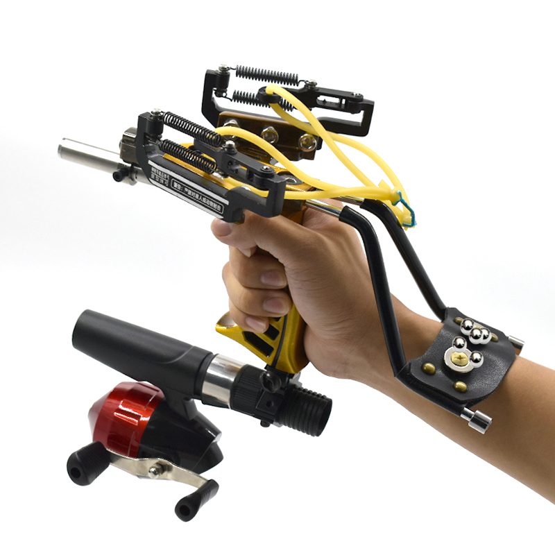 Upgraded Hand-held Metal Sling - Outdoor Power Reel recension och pris