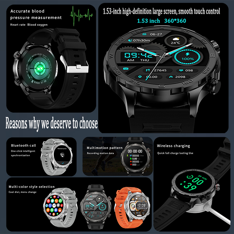 New GPS Track Smart Watch Men  - Outdoor Power Meter Box recension och pris