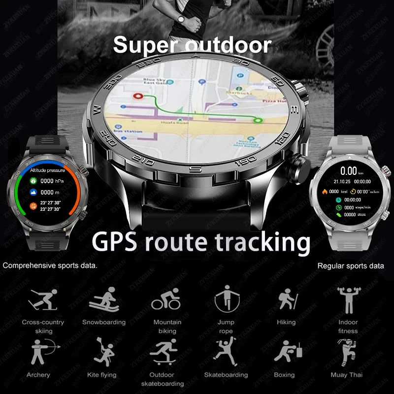 New GPS Track Smart Watch Men  - Outdoor Power Meter Box recension och pris