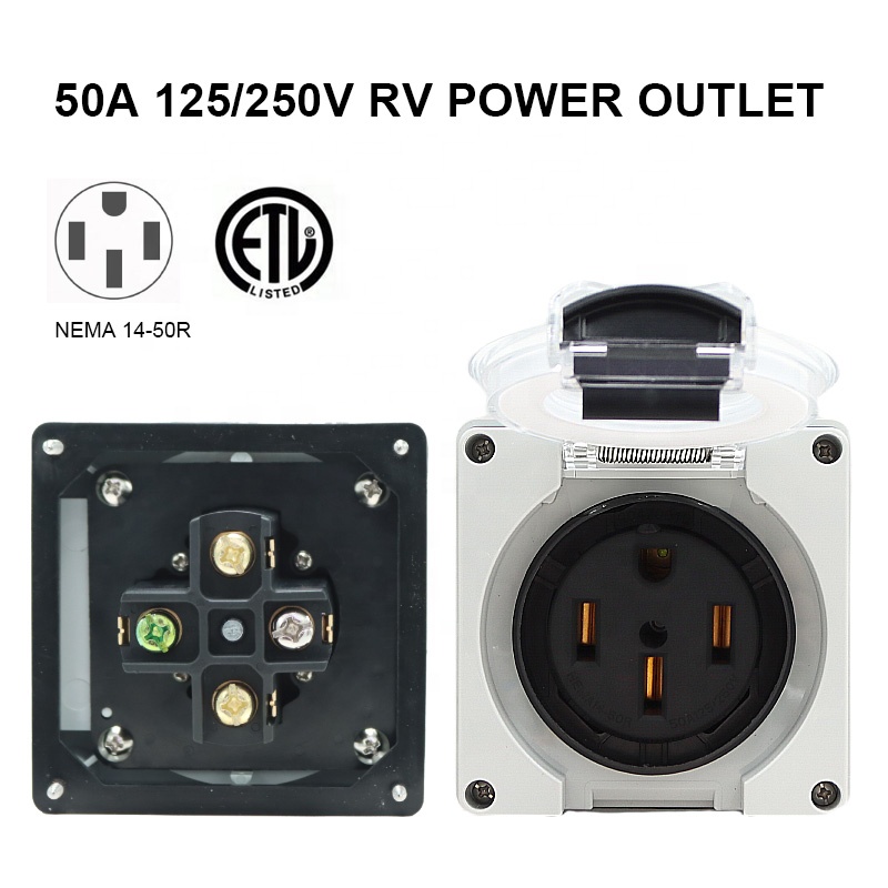 50 Amp Generator RV Power Inle - Outdoor Power Receptacle recension och pris