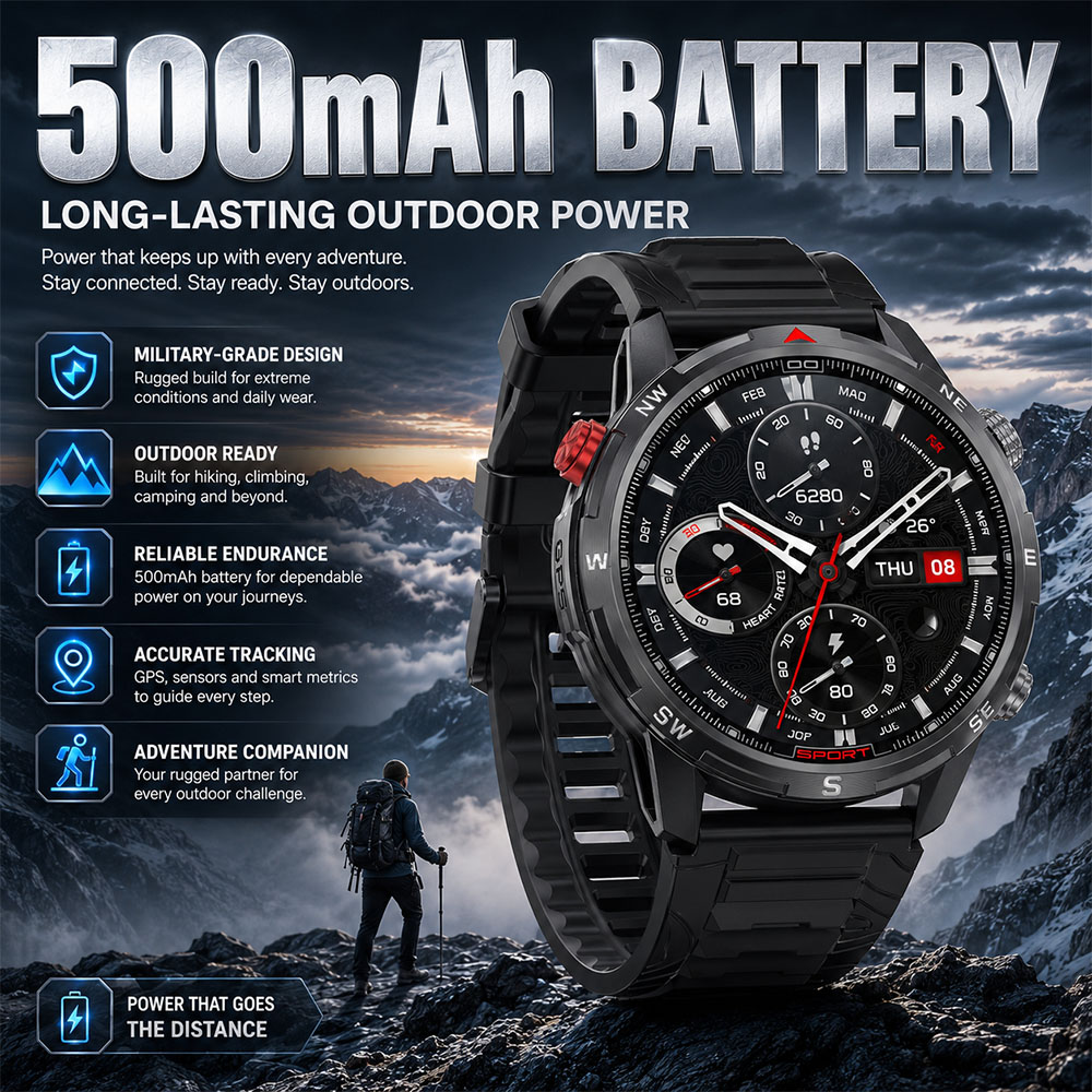 New Outdoor Smart Watch 1.43in - Outdoor Power Meter Box recension och pris