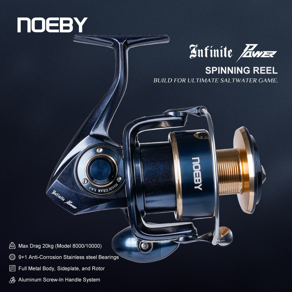 Noeby Infinite Power Spinning  - Outdoor Power Reel recension och pris
