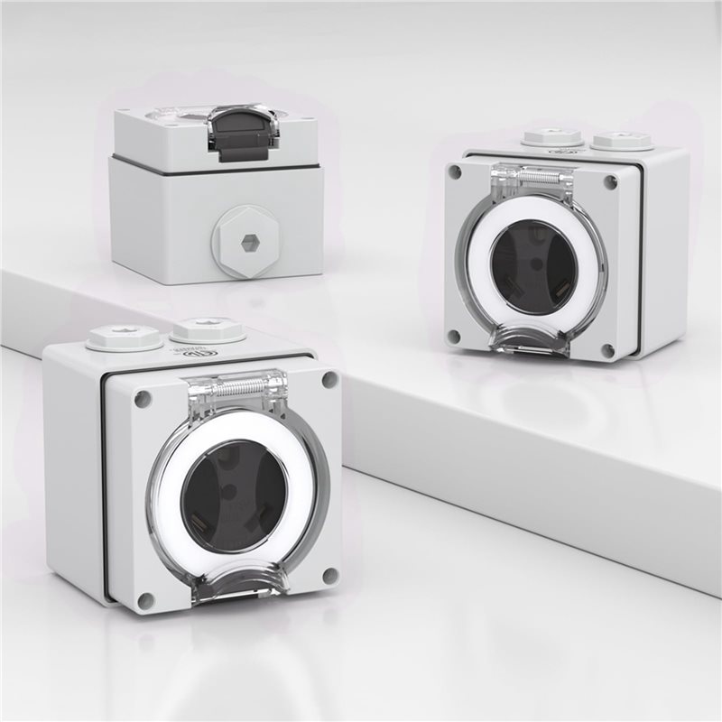 2X 30Amp Power Outlet Box,125V - Outdoor Power Receptacle recension och pris