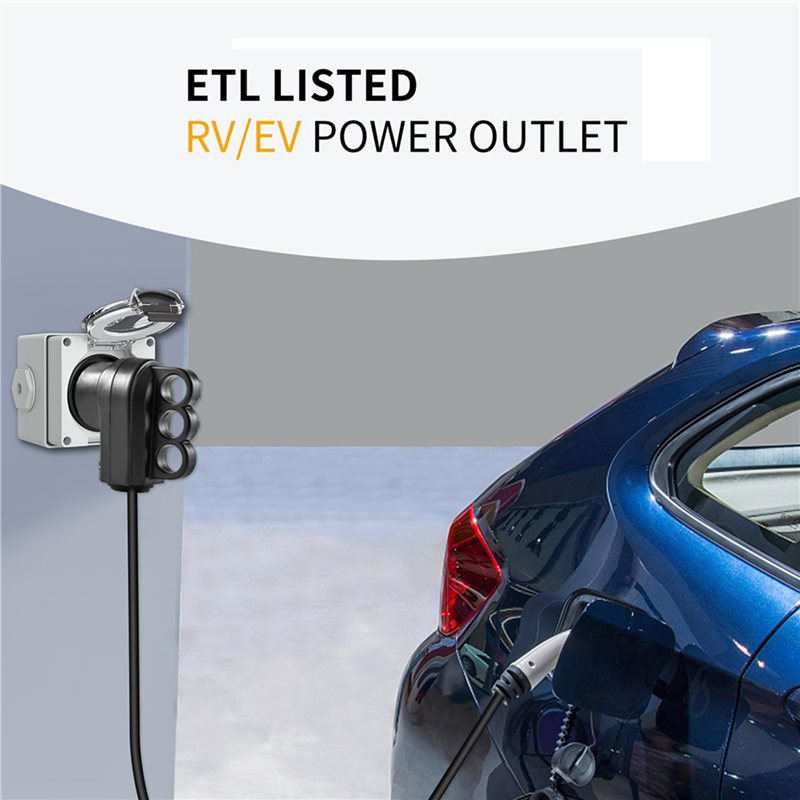 2X 30Amp Power Outlet Box,125V - Outdoor Power Receptacle recension och pris