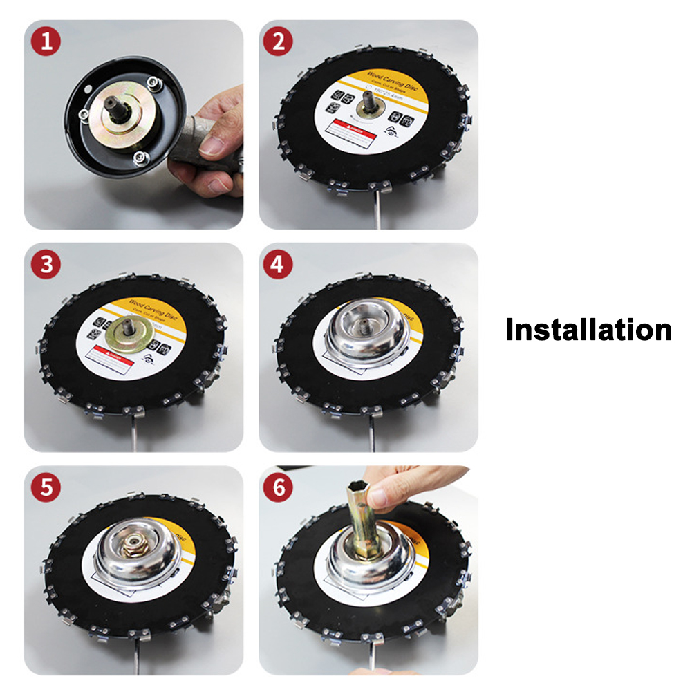 Carbide Tip Brush Cutter Blade - Stump Grinder Attachment recension och pris