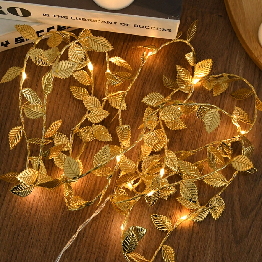 Golden Leaf Rattan Copper Wire - Outdoor Power Wire recension och pris