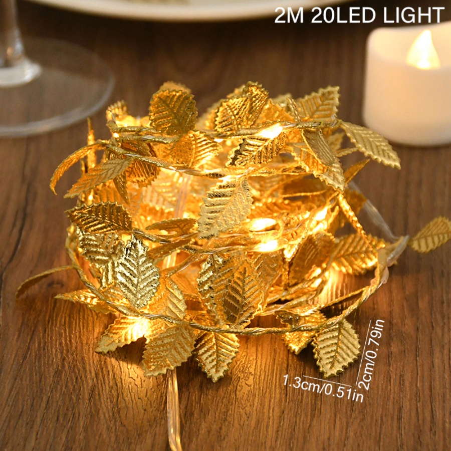 Golden Leaf Rattan Copper Wire - Outdoor Power Wire recension och pris