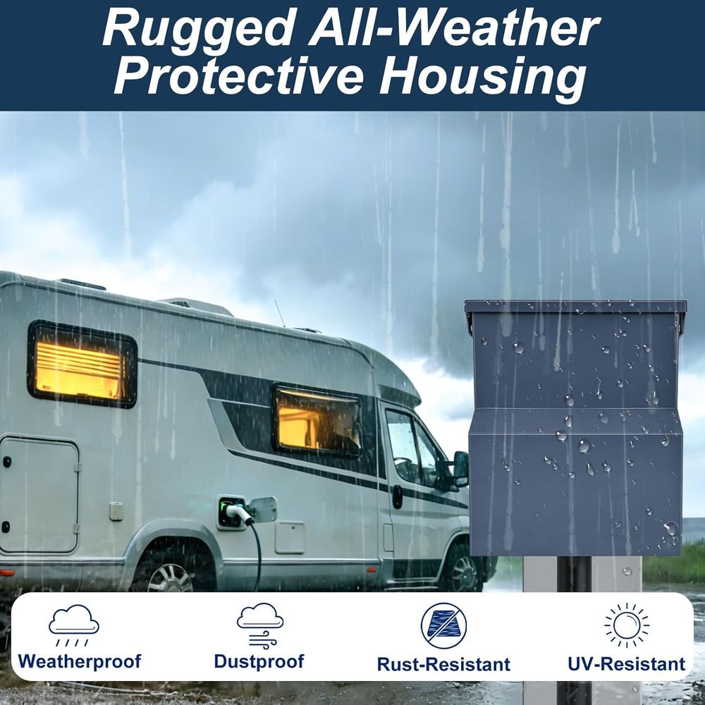 RV Electrical Panel with Break - Outdoor Power Receptacle recension och pris
