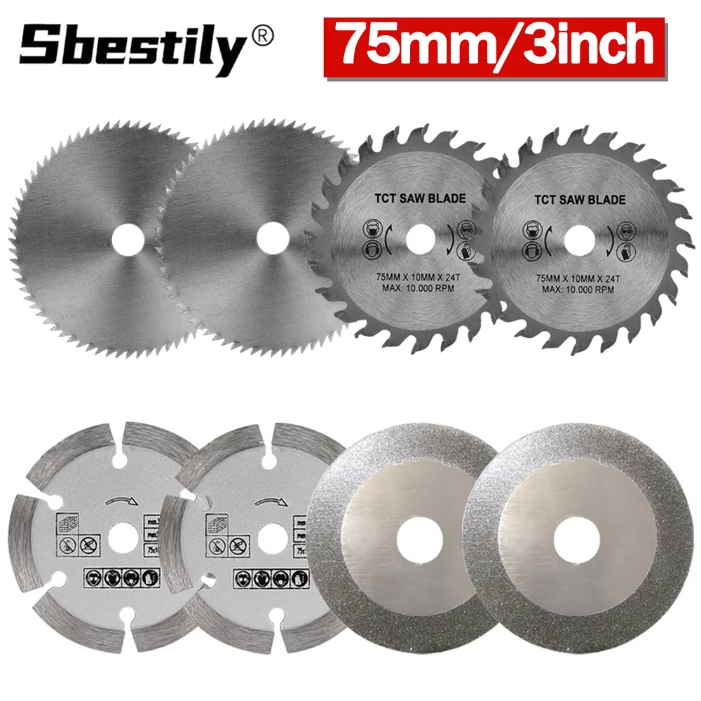 4/8pcs 75mm 3