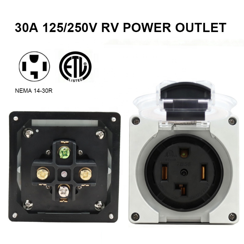 30Amp Power Outlet Box NEMA 14 - Outdoor Power Receptacle recension och pris