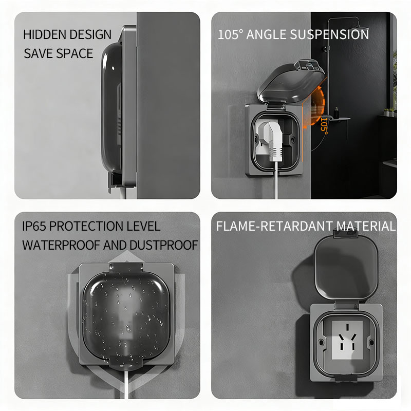 IP65 Waterproof Outdoor Socket - Outdoor Power Receptacle recension och pris