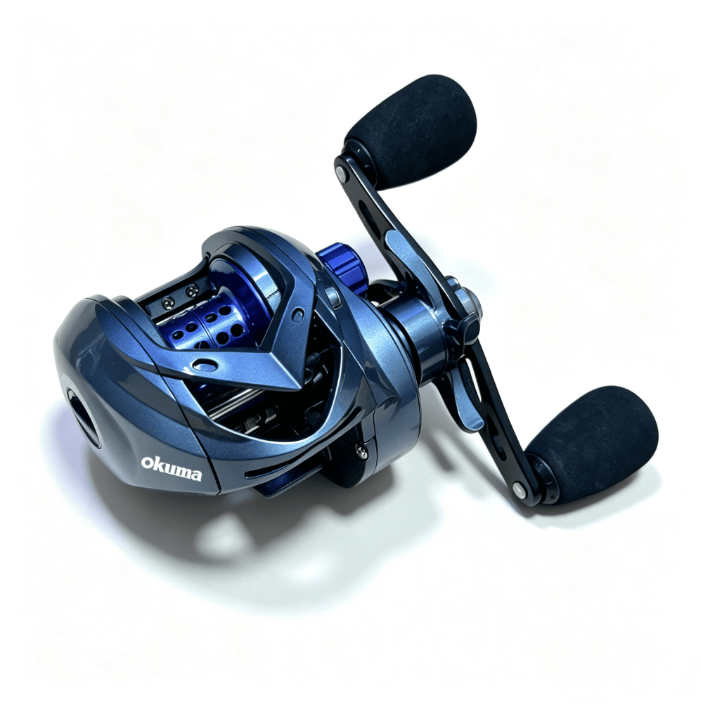 New Okuma Long Cast Baitcastin - Outdoor Power Reel recension och pris