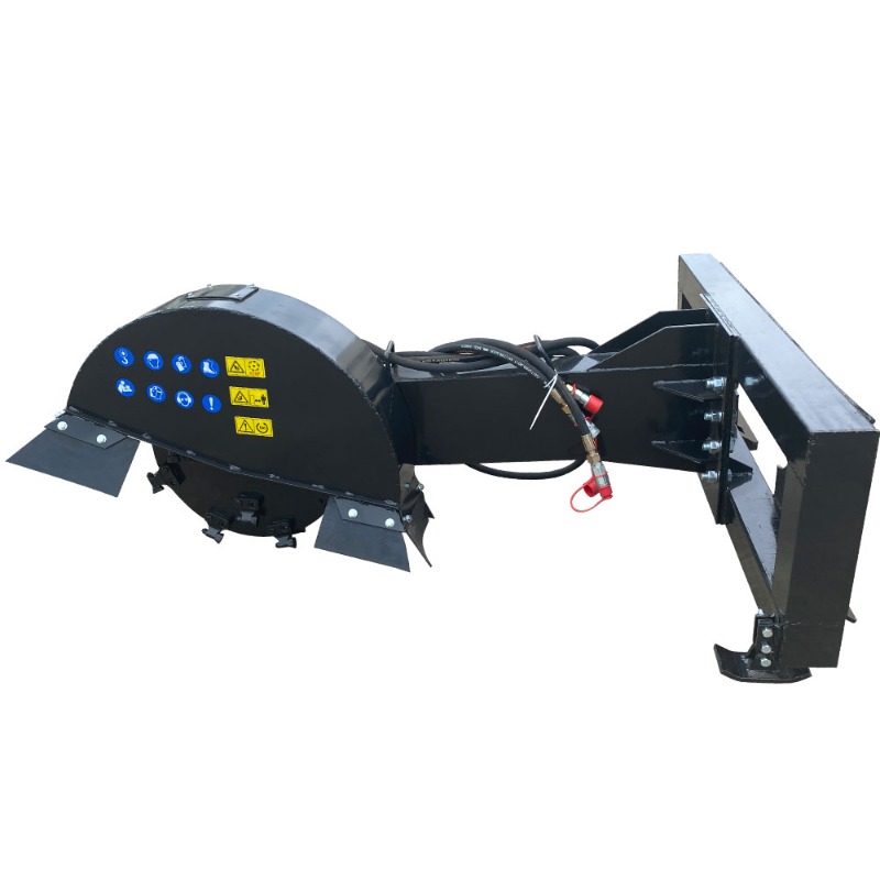 Stump grinder attached to a sk - Stump Grinder Attachment recension och pris