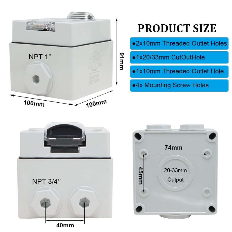 125/250V 20A Generator RV Powe - Outdoor Power Receptacle recension och pris
