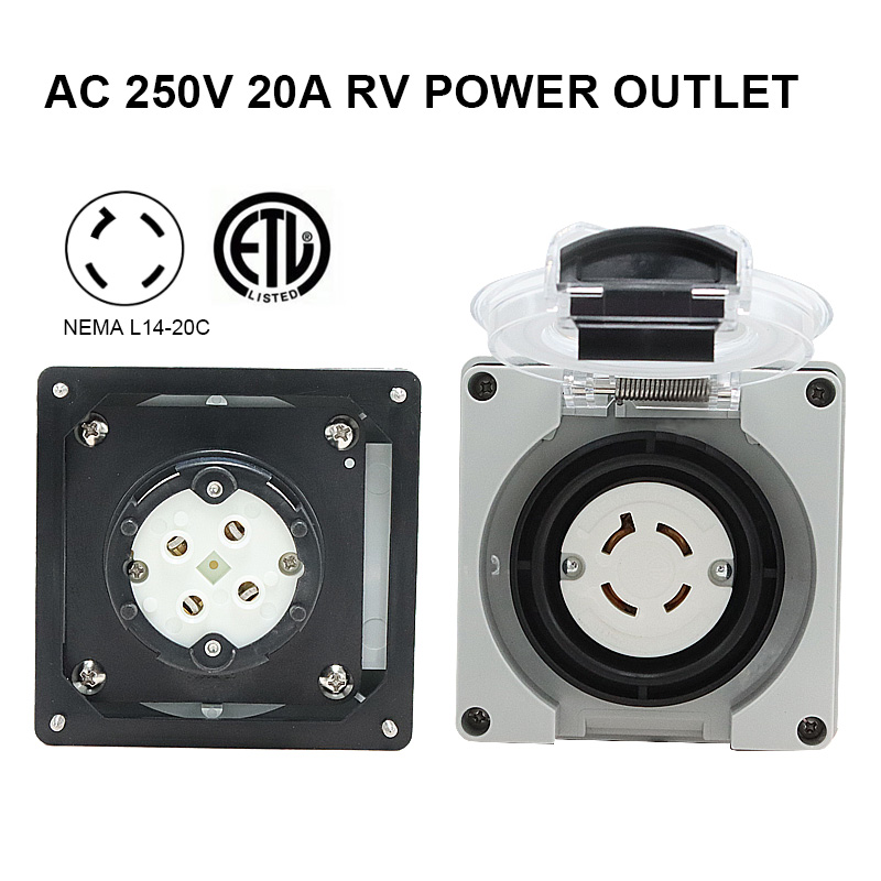 125/250V 20A Generator RV Powe - Outdoor Power Receptacle recension och pris