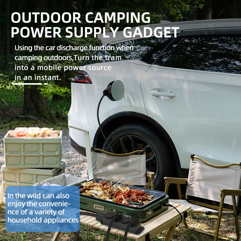 Portable 16A 4KW V2L Cable Ele - Outdoor Power Wire recension och pris