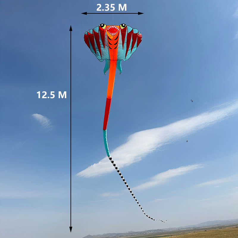 3D 12.5M 2-color Ray Soft Kite - Outdoor Power Reel recension och pris