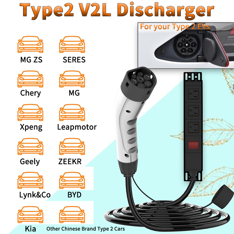 WUFEN Portable Type 2 V2L Cabl - Outdoor Power Wire recension och pris