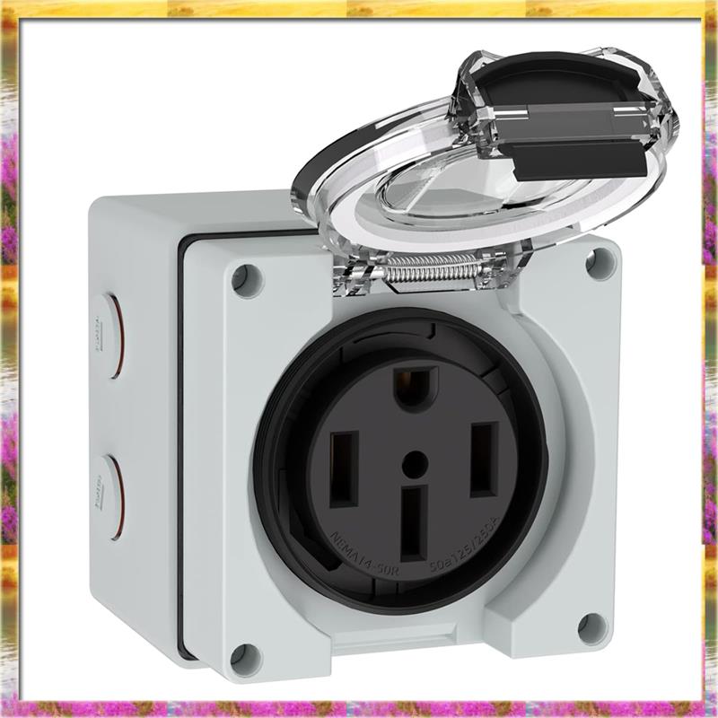 AA46 HOT-50Amp Outdoor Power O - Outdoor Power Receptacle recension och pris