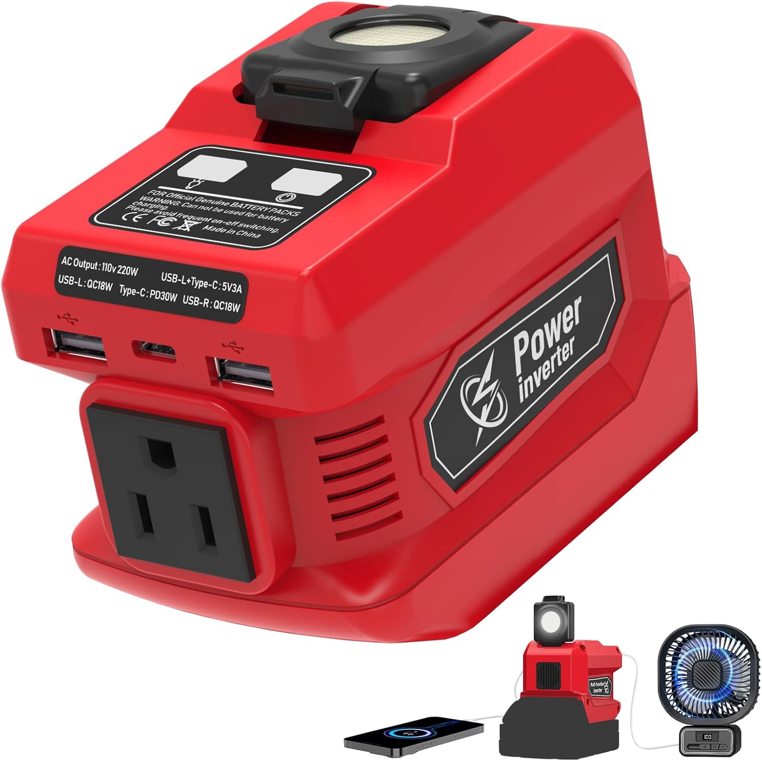 Kzreect 220W Power Inverter Co - Outdoor Power Inverter recension och pris